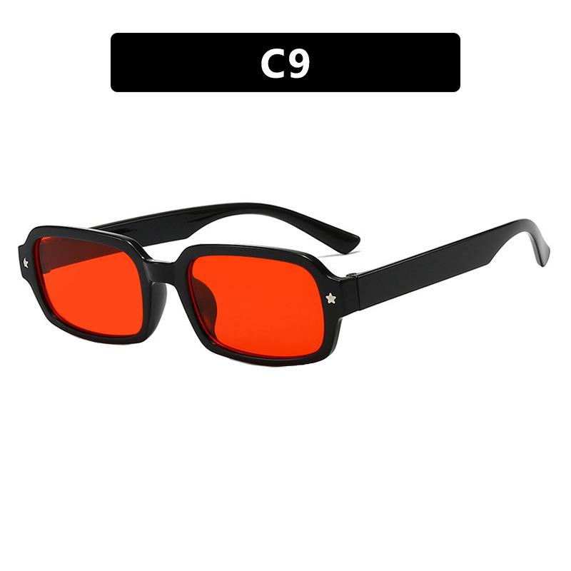 Classic Brand Designer Luxury Small Frame Square Sunglasses Women For Men Vintage Punk Sun Glasses Popular Hip Hop Shades Uv