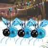 3 Pcs Solar Bee Simulation Lights IP44 Waterproof Outdoor Hanging Insect Light