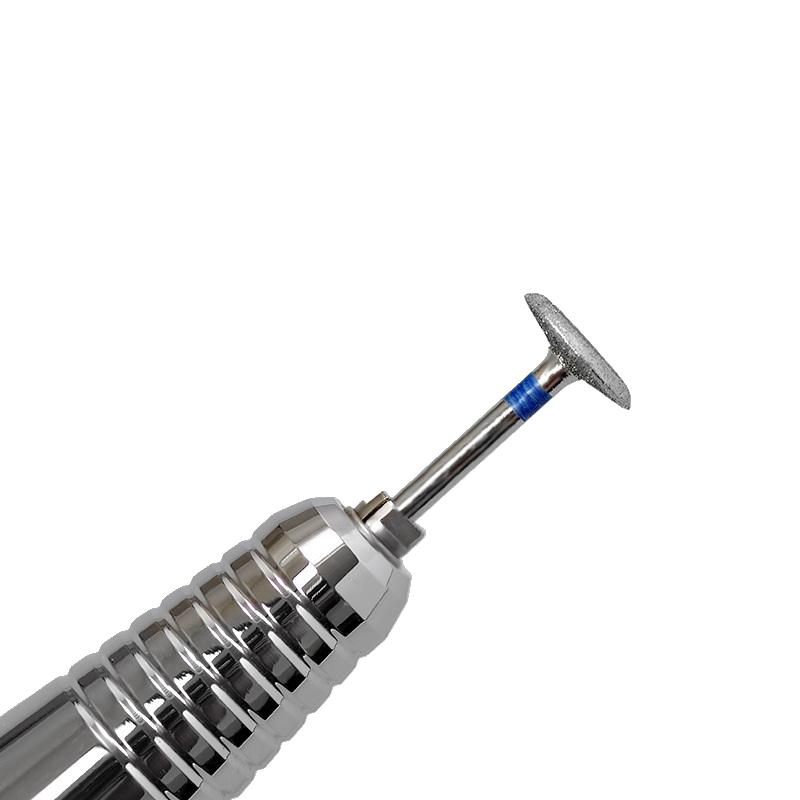 Nail Diamond Metal Drill Bits Disc Bit For Dead Skin Callus Electric Foot File Callus Remover Shaft For Nail Salon Grinding Head