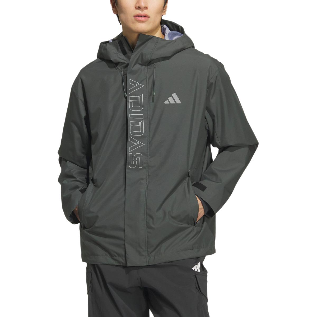 

Adidas Повседневная толстовка с капюшоном на молнии с логотипом и буквами, унисекс, куртки KF5215 2XL