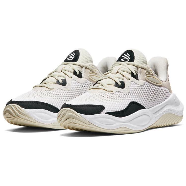 Under Armour Curry Splash 24 AP Summit White Black Men Sneakers Cream 3028193-100