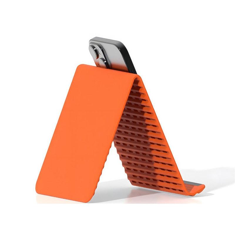 Portable Foldable Silicone Phone Holder Flexible Silicone Aluminum Phone Stand for Phone iPad Tablet PC Holders