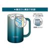 Thermos Vacuum Insulated Mug 600ml Blue Green Dishwasher Safe Thermos Structure Thermal Insulation Beer Mug BLGR JDK-601C