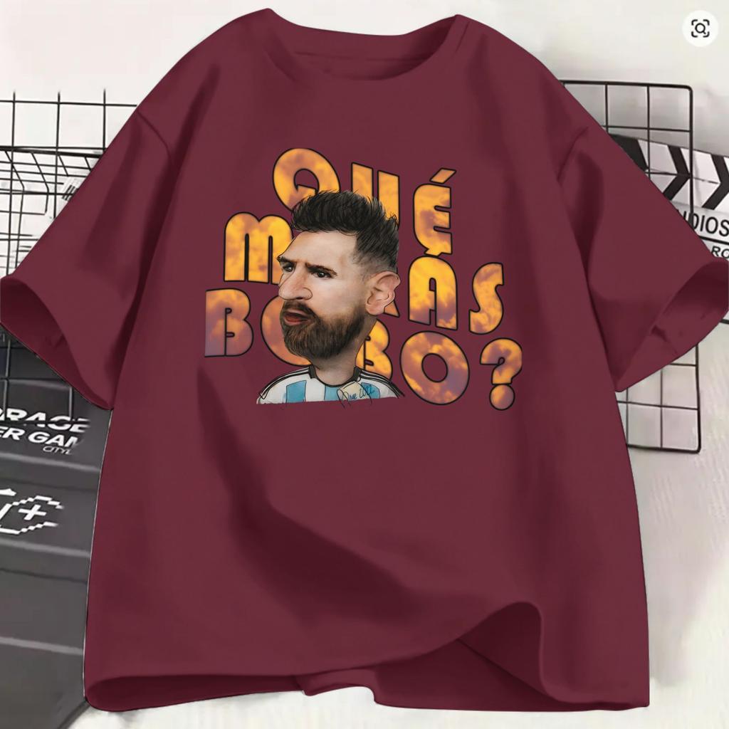 Que Miras Bobo T-shirt Per Unisex Cotone Puro Divertente T-shirt Girocollo Meme Magliette Manica Corta Taglie Forti