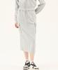 Enbiei Women'S Lettering Cargo Skirt (N251Tk731P) Melange Gray