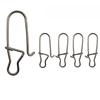 Premium Stainless Steel Fishing Fastlock Needle Swivels Snap Duo-lock Hooks Tackle Set Of 100