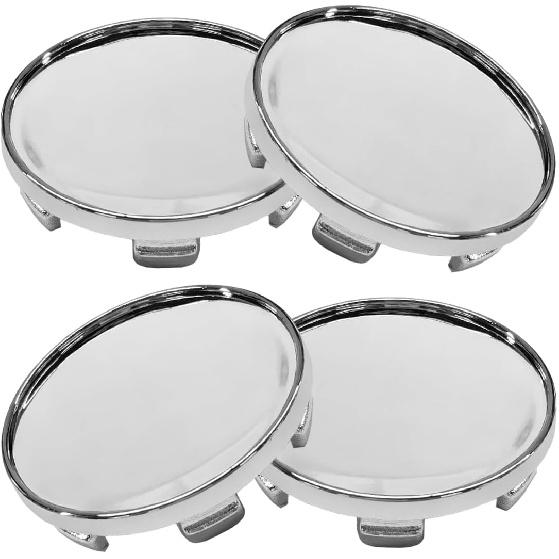 4PCS Car Wheel Center Cap, ABS Snap-in Wheel Hub Cap with 54mm/2.13'' Outer Diameter, 51mm/2'' Inner Diameter, Universal Rim Center Hub Caps Cover