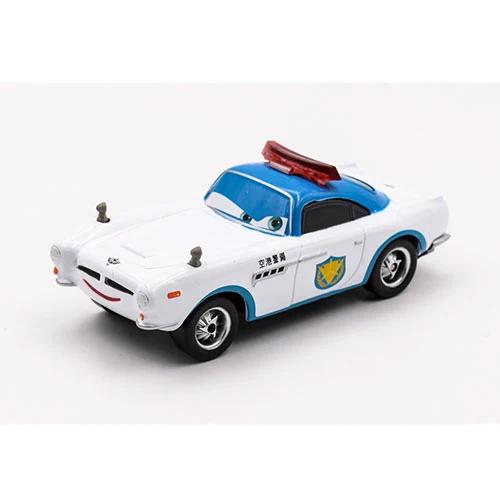 Disney Pixar Car 2 Lightning McQueen Finn McMissile Luigi Guido Sheriff Mater Flo 1:55 Die Cast Metal Alloy Children's Toy Car