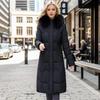 Neue Mode Winter Dick Baumwolle Gepolstert Lang Knie Übermantel für Damen Europäischer und Amerikanischer Stil