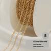 GC048 14K Gold Filled Chain Bulk for Necklace Bracelet Jewelry Making