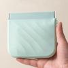 Makeup Bag Lipstick Storage Bag Silicone Leaf Spring Bag Simple Coin Purse  Women