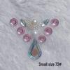 Children's Floral Face Stickers with Crystal Diamonds & Tassels for Ancient Style Makeup