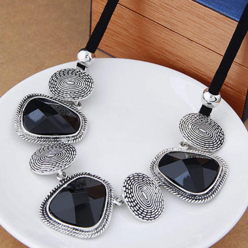 Europe, America, Gold Simple Geometric Accessories Exaggerated Necklace