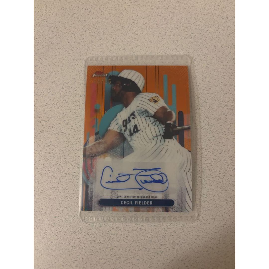 2025Topps Finest NPB Cecil Fielder Autograph Card/25
