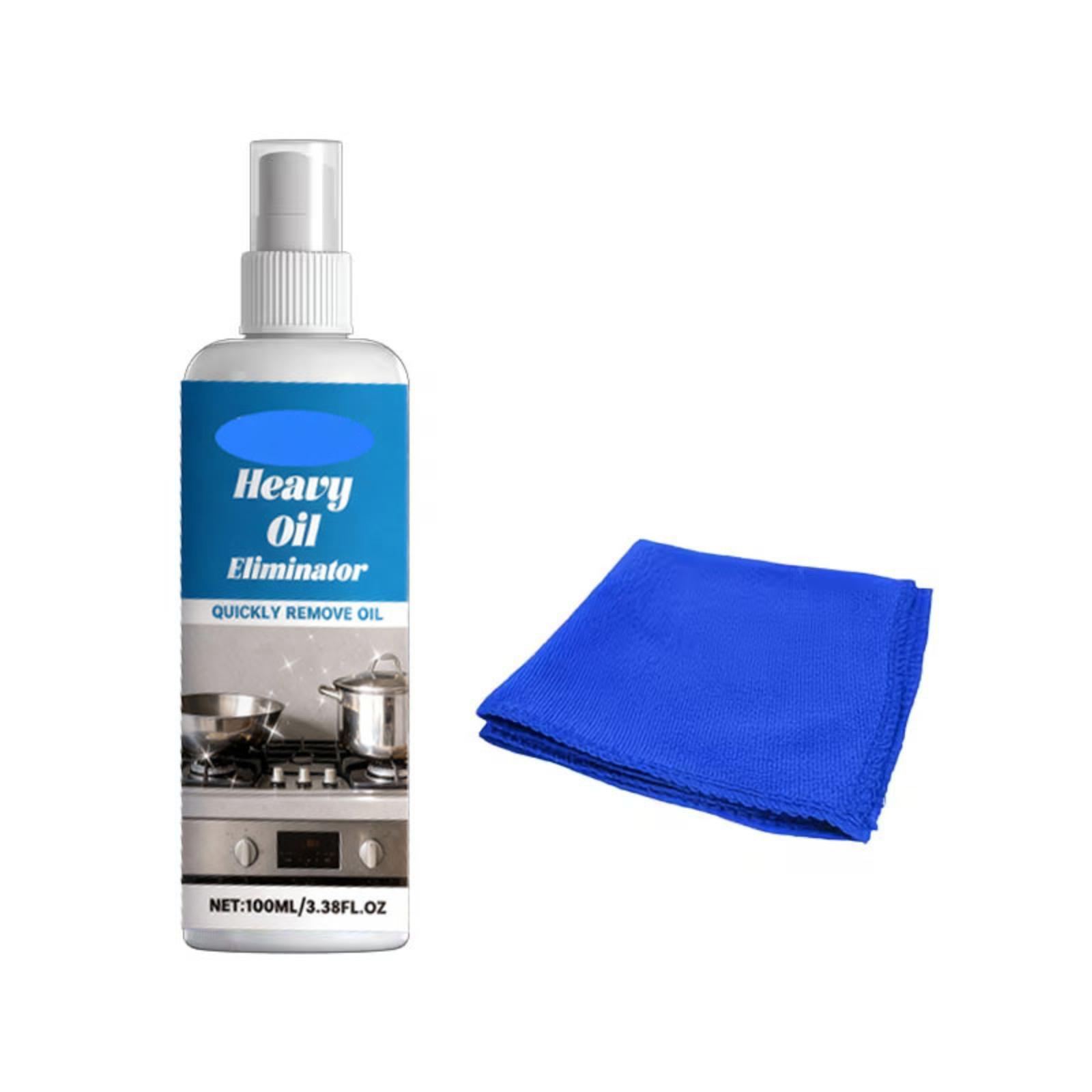 Kitchen Degreaser 100ml Effective Grease Remover Multi-Surface Cleaner for Oven Stove Grill and Kitchen Appliances Safe Formula One Size