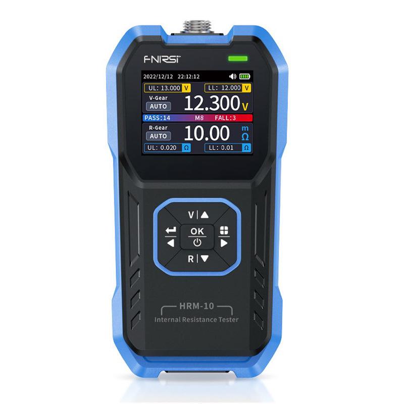 FNIRSI HRM-10 Lithium Battery Internal Resistance & Voltage Meter for 18650 Rechargeable Batteries