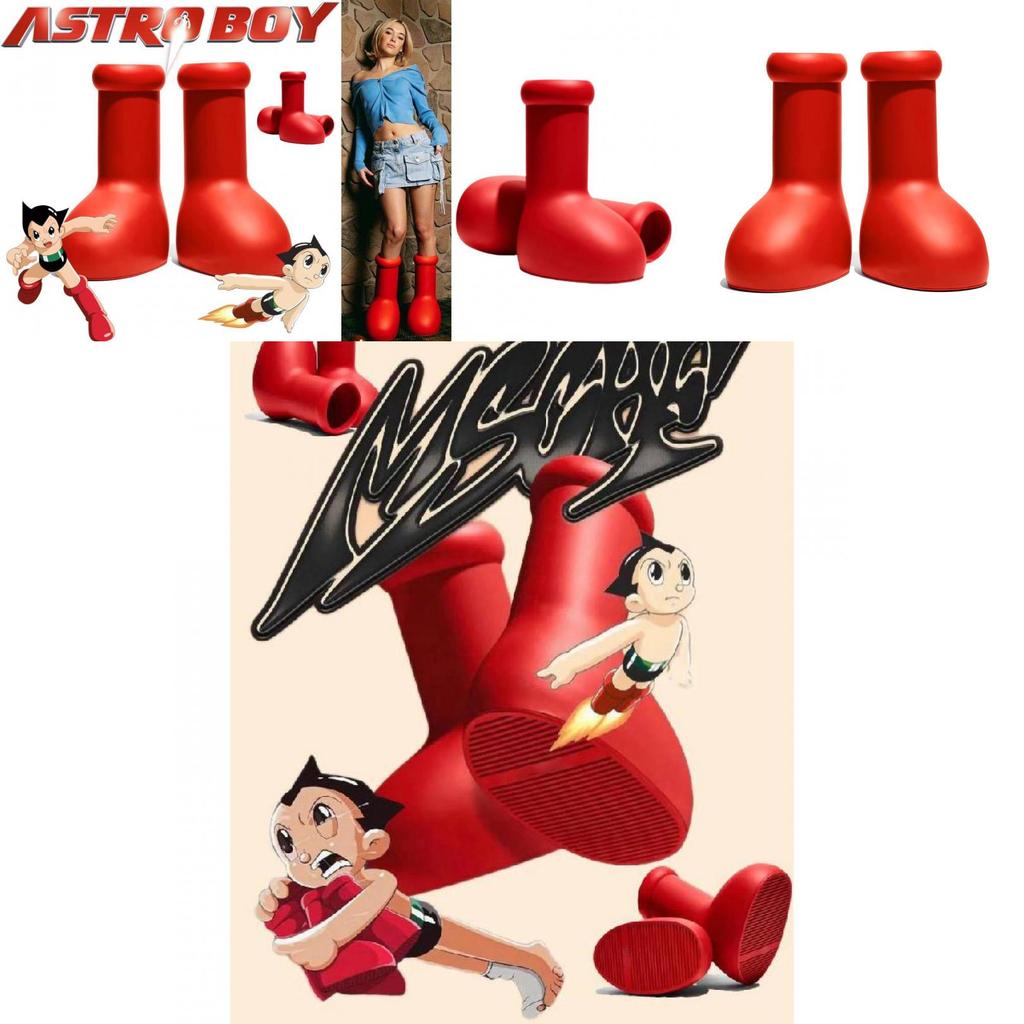 Stivali Rossi Grandi Scarpe in Eva a Tema Cartoni Animati