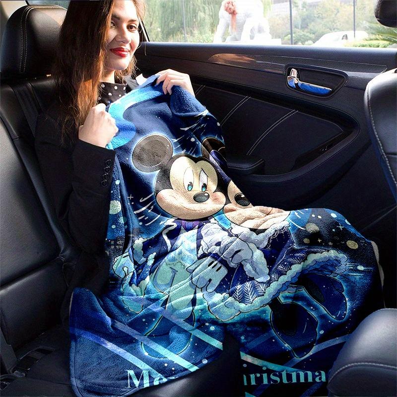 1pc, Mickey and Minnie (11) Home Decor Blanket: A Cozy Flannel Throw for Bedroom, Living Room, Travel, Camping, Car