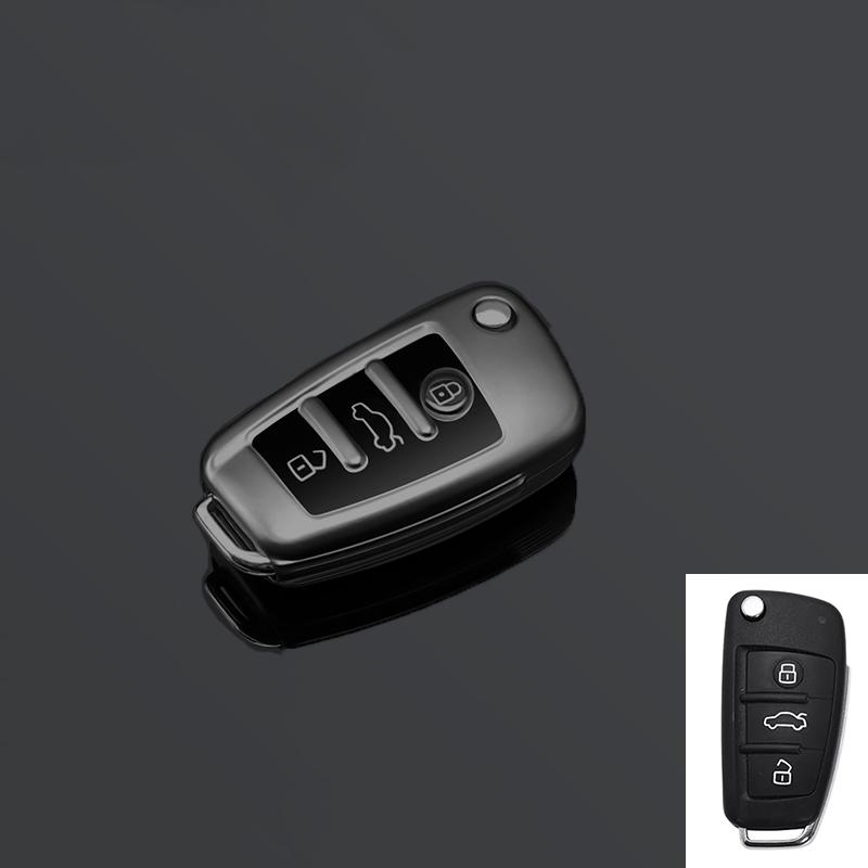 

Tpu Flip Remote Key Protect Skin Cover Case Hood For Chery Tiggo 2 3X 5 Fulwin 2 Eastar 3 Buttons Keychain Car Accessories