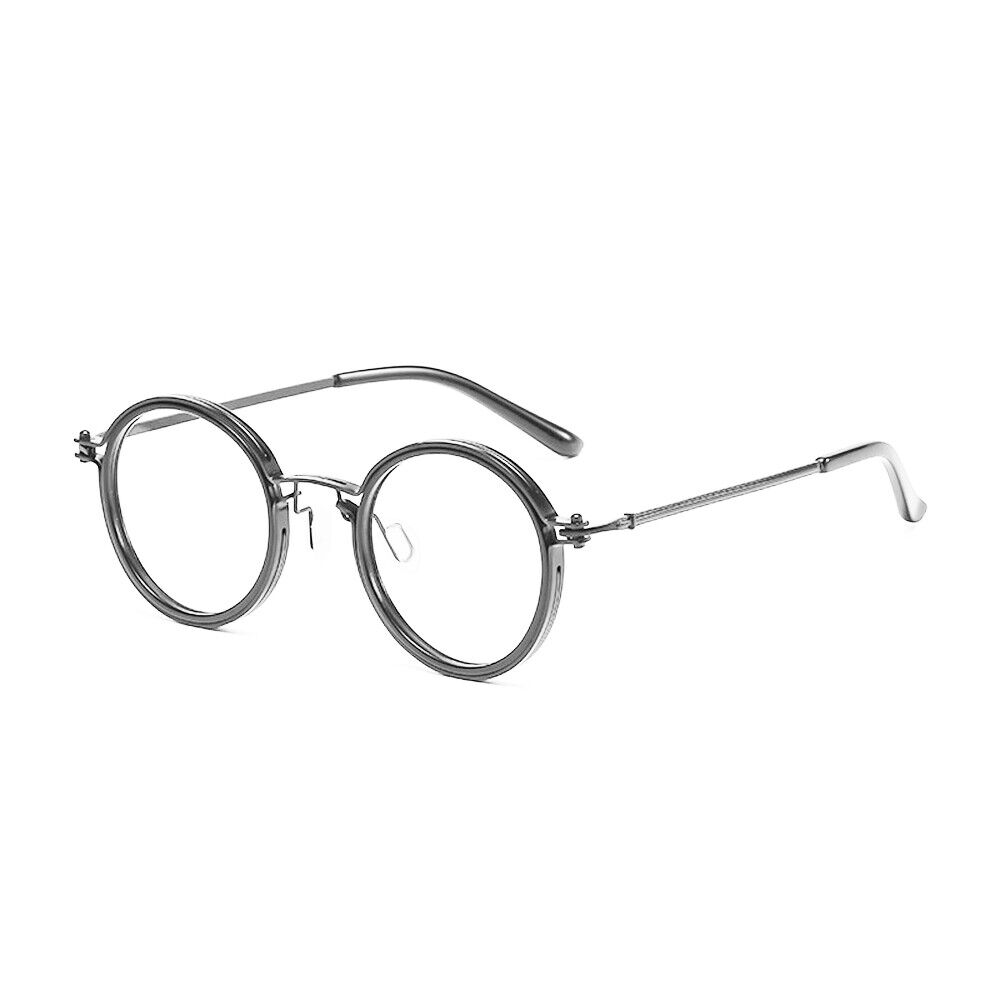 Retro Round Metal Anti Blue Reading Glasses Reader +1.0 +1.5 +2.0 +2.5 +3.0 +4.0 0