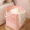Hand-held Laundry Storage Basket Large Capacity Foldable Laundry Hamper  Laundry Room