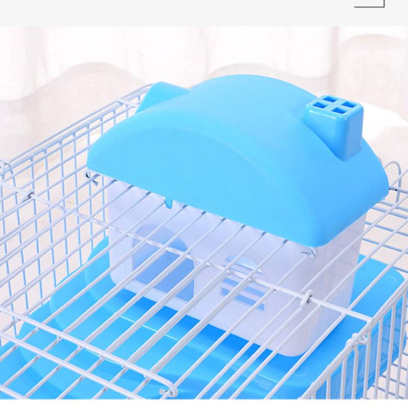 Třípatrová klec pro domácí mazlíčky pro křečka, luxusní dům, přenosná myš, domácí dekorace