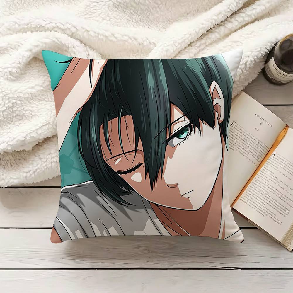 Anime Trent BBlue LLock RRin IItoshi Pillow Cover Sofa Cushion Cover Home Room Decoration Children Gift