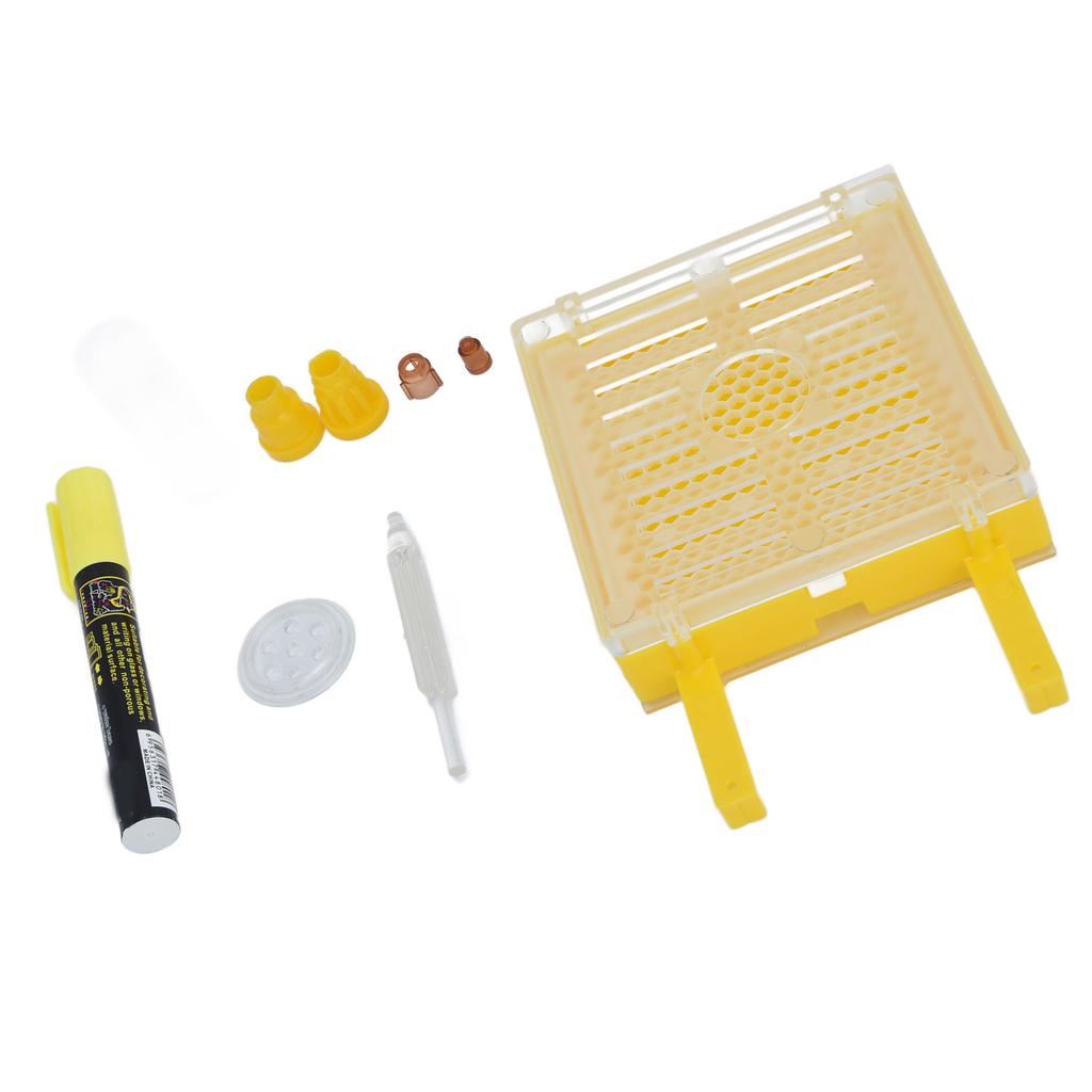 Queen Bee Rearing Grafting Kit Reusable Plastic Bee Cultivating Marking Tool for Beekeeping