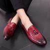 Fashion Men Business Fringed Shoes Men Casual Comfortable Designer Fashionable Pointed-toe Leather Shoes Banquet Shoes Sizes 38-46