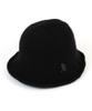 Yunibeosyeolkemiseuteuli Angora Knit Black Wire Bucket Hat Angora Bucket Hat