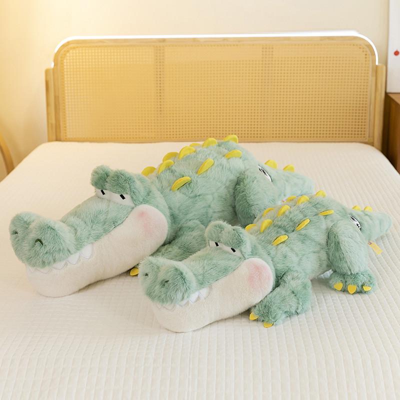 Plush Crocodile Cartoon Doll With Pp Cotton Filling For Children Sleep Gift
