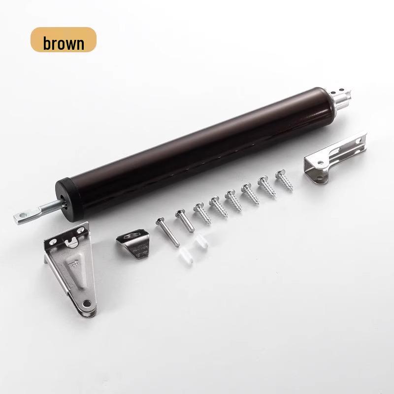 

Пневматический автоматический доводчик для противопожарной и москитной двери с позиционирующим отбойником