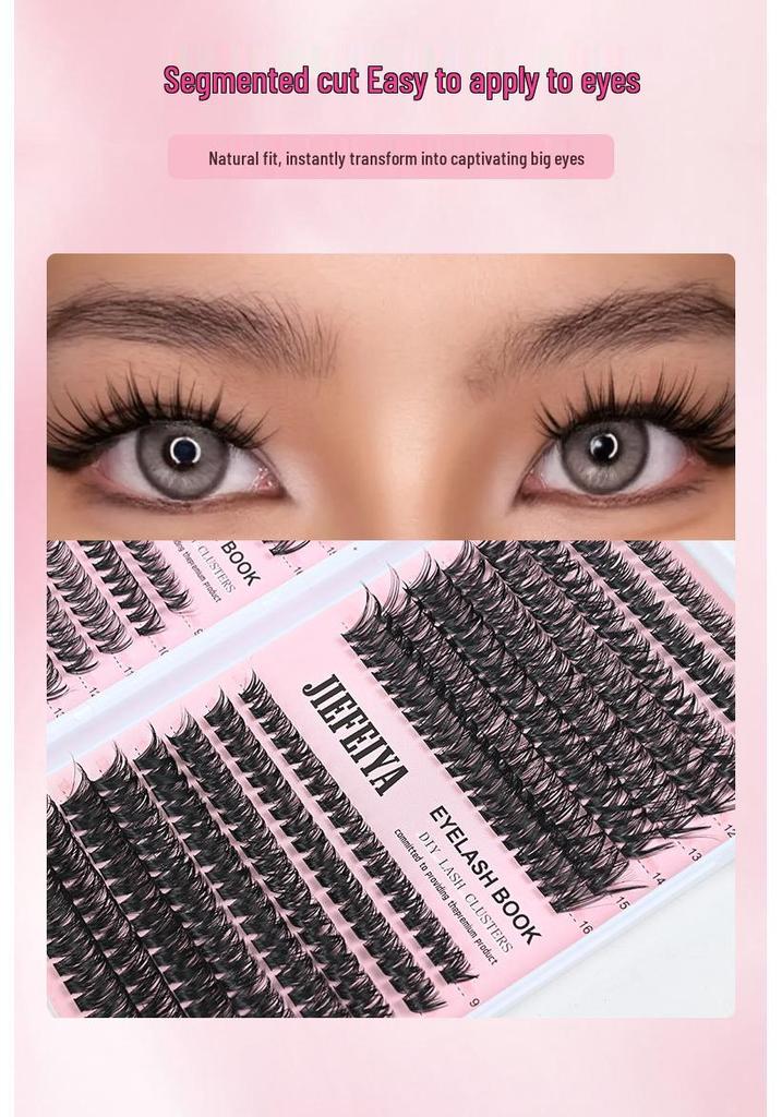 European and American DIY Large Capacity False Eyelashes - Hot Melt Duo Style
