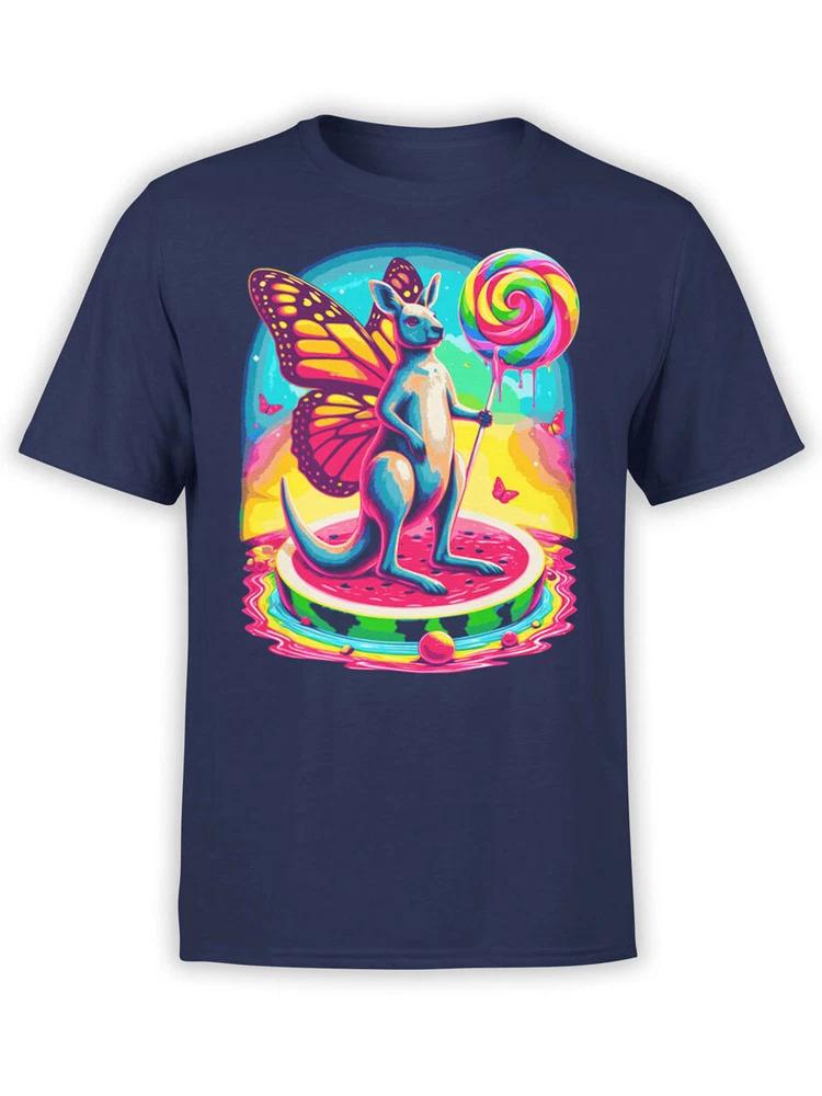 Funny Tshirt Collection Lollipop Kangaroo Tshirt Unisex S