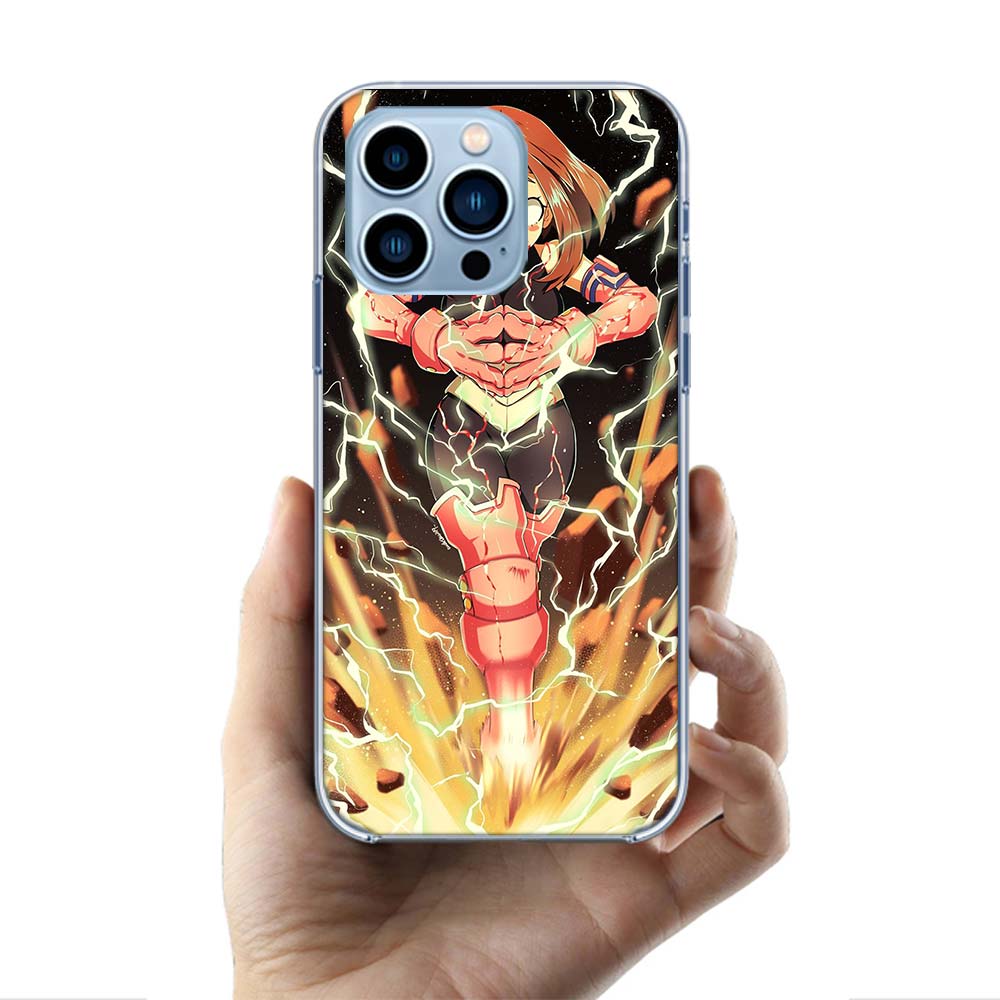 1pc Ochako Uraraka Cases Phone Case For Iphone 17E 16E 17 Air 16 Pro Max 15 Pro 14 Plus 11 13 12 Mini Cover Cases Compatible Wit