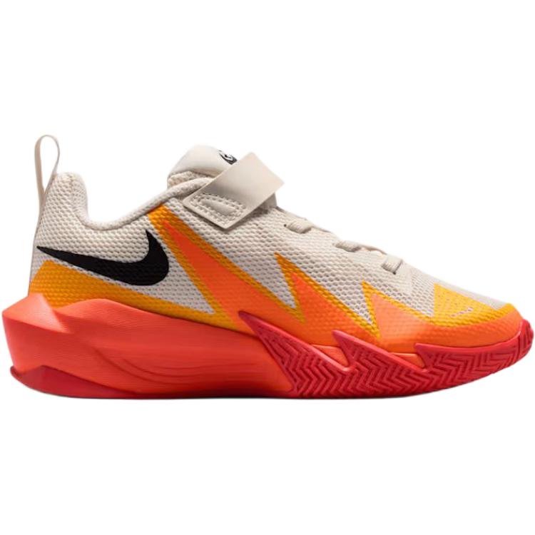 Nike St Dynamite Comfortable Breathable Low Top Basketball Shoes Kids sneaker Beige Orange IH2307-100