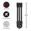Manfrotto Befree Advanced AS Camera Travel Tripod Kit with Twist Portable and Compact Ball Carbon Fiber DSLR Mirrorless Camera Accessories Lock,