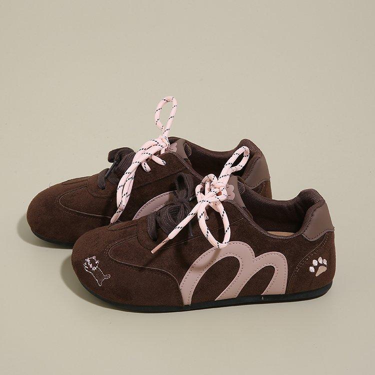 Popular versatile niche thick baseplate shoes women's autumn Dexun Forrest Gump shoes 2025 new lightweight casual sports bread shoes