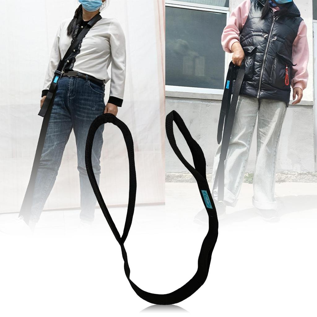 Long Leg Lifter Strap, Practice Walking Assist Device Band Mobility Belt for Stroke Disability
