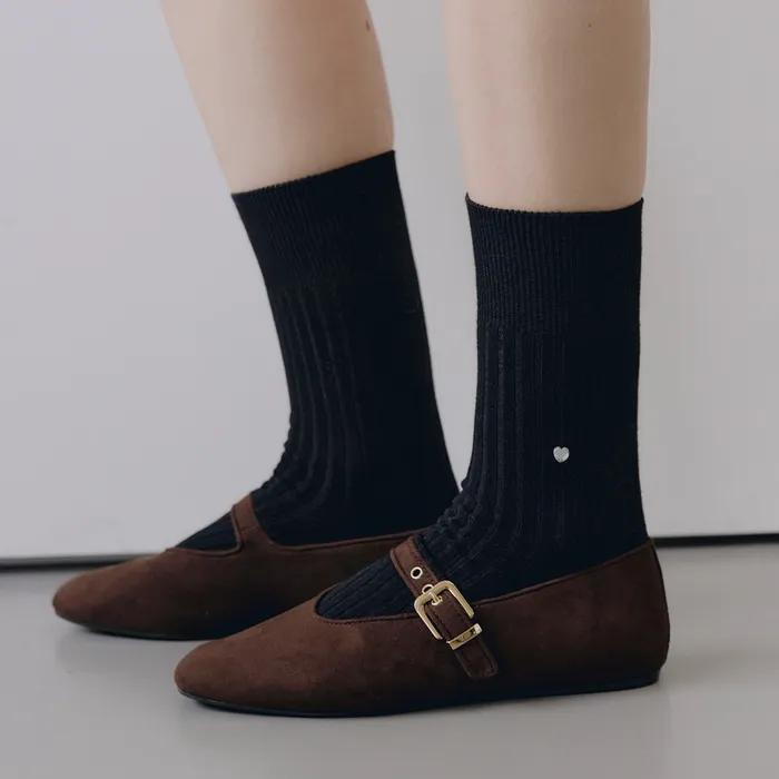 Heart Stone Cotton Socks_VH259OAC003M