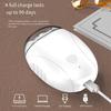 Baby Safe Electric Nails Trimmer USB Charging Night Lamp Function 3 Speed Setting for Infants and Kids White