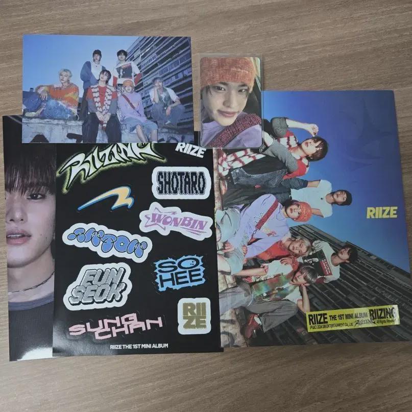 

Riize Riizing Rising Bumboombe Album Sohee Set Photocard Poster