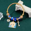 Bracelet Princesse Dessin Animé Avec Pendentif en Alliage de Zinc Pour Cadeau Décor de Voyage