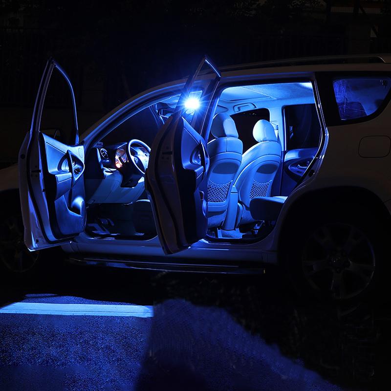 VRT4  For MG ZS EZS EV 2017 2018 2019 2020 6pcs Car LED Bulbs Interior Dome Reading Lamp License Plate Trunk Light Accessories