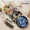 Embroidery Kit Butterfly Colorful Ornament Embroidery Projects For School Project Learning Entertainment Practice Learn Men