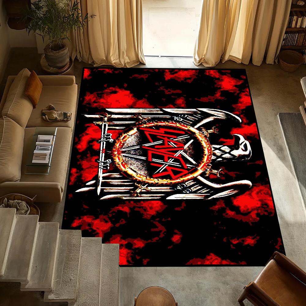 Band S-Slayer k-Kerry King Small Carpet Anti-Slip Kitchen Bedroom Handmade Tufted Rug Carpet Living Room Entrance Decoration