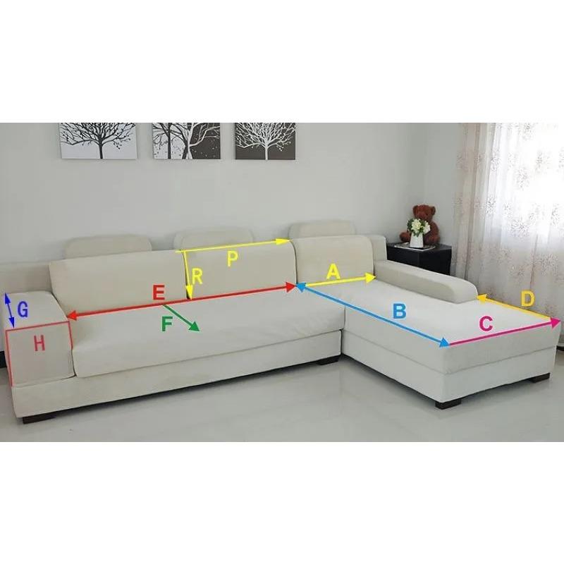 Winter Warm Lambs Velvet Sofa Towel Nordic Thick Plush Non-slip Sofa Cover for Living Room Sectional L-shaped Couch Covers
