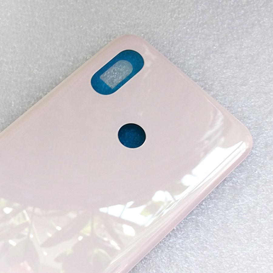 

Gorilla Glass 5 For Xiaomi Mi 8 Mi8 Back Battery Cover Back Housing 3D Glass Cover Rear Door Back Cover рожевий