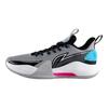Li Ning Flash 7 Shock Absorption Anti-Slip Wear-Resistant Low-Top Basketball Shoes Men Sneaker Gray Black Blue ABPT013-4