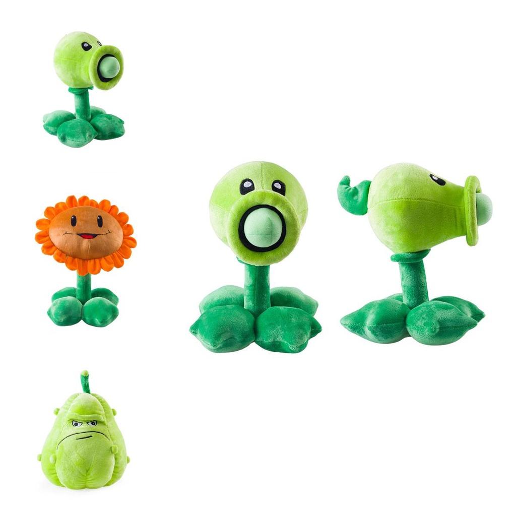 Adorable Plants Vs. Zombies Sunflower Melon Peas Plush Toy Soft Stuffed Doll For Kids Gift